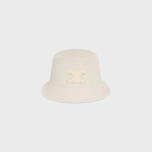 triomphe bucket hat in corduroy