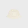 triomphe cloche beanie in crocheted cotton
