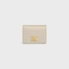 TRIOMPHE COMPACT WALLET in Shiny calfskin