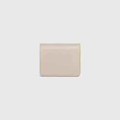 TRIOMPHE COMPACT WALLET in Shiny calfskin