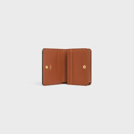TRIOMPHE COMPACT WALLET in Triomphe Canvas