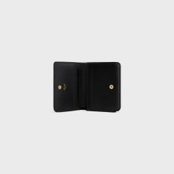 TRIOMPHE COMPACT WALLET in Shiny calfskin