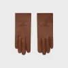 triomphe gloves in plongé lambskin