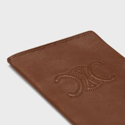 triomphe gloves in plongé lambskin