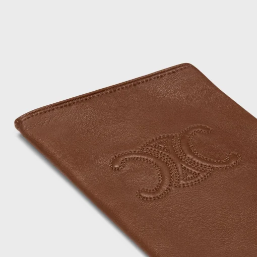 triomphe gloves in plongé lambskin