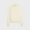triomphe high collar sweater in wool