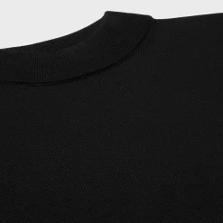 triomphe high collar sweater in wool