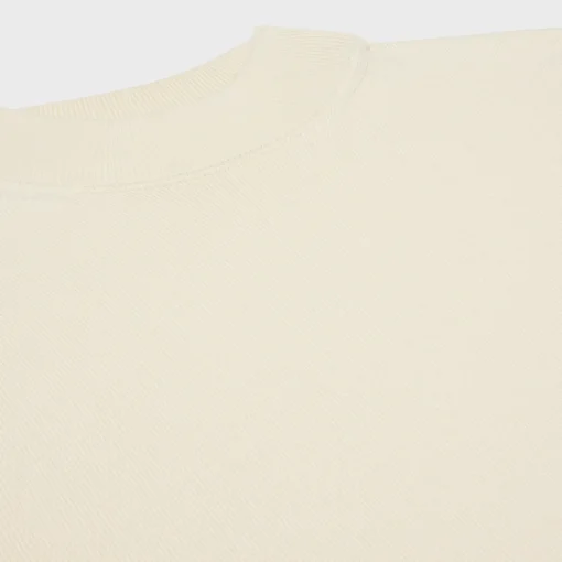 triomphe high collar sweater in wool