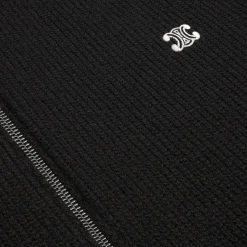 triomphe hooded sweater in wool and cashmere