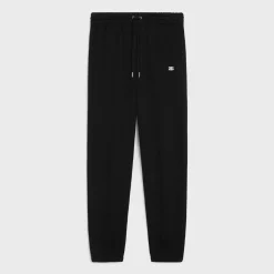 triomphe loose track pants in cotton and cashmere