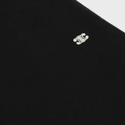 triomphe loose track pants in cotton and cashmere