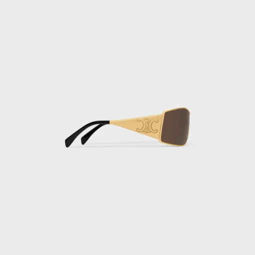 Triomphe Metal Racer Sunglasses in Metal