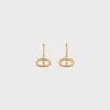 Triomphe Mobile Earrings in Brass with Gold Finish
