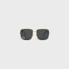 Triomphe Rhinestone 01 Sunglasses in Metal with Crystals