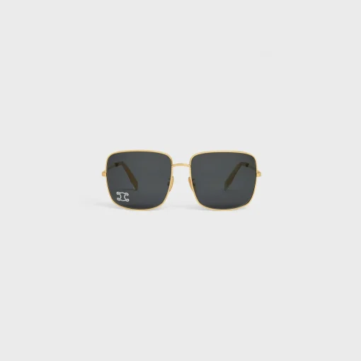Triomphe Rhinestone 01 Sunglasses in Metal with Crystals