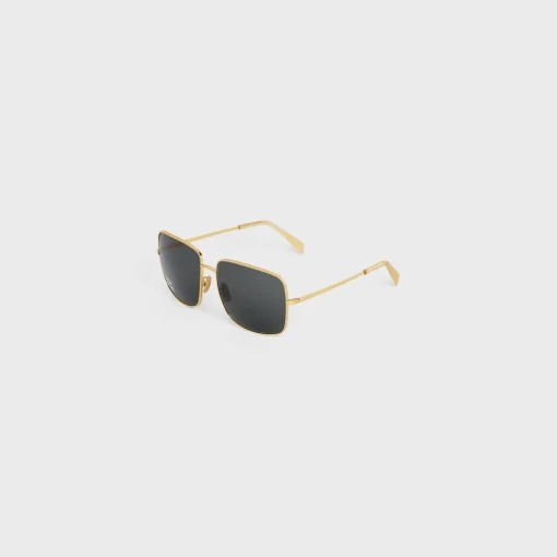 Triomphe Rhinestone 01 Sunglasses in Metal with Crystals