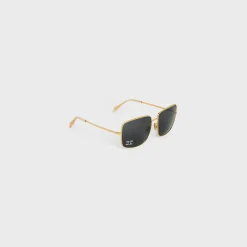 Triomphe Rhinestone 01 Sunglasses in Metal with Crystals