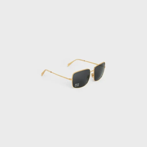 Triomphe Rhinestone 01 Sunglasses in Metal with Crystals