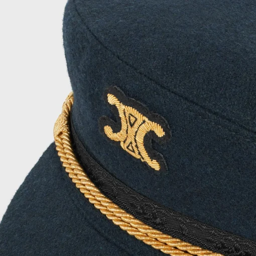 triomphe sailor cap in wool cloth