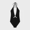 triomphe swimsuit in matte jersey