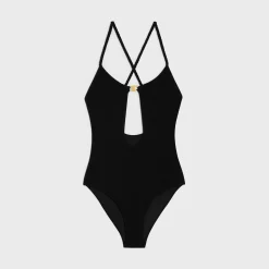 triomphe swimsuit in matte jersey