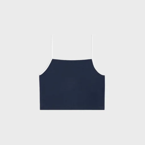 triomphe tank top in cotton jersey
