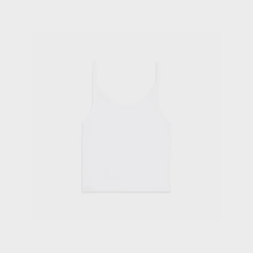TRIOMPHE TANK TOP IN RIBBED COTTON