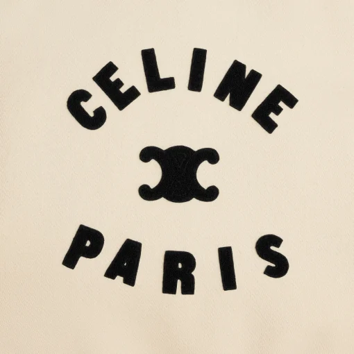 triomphe teddy jacket in textured wool