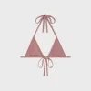 triomphe triangle top in matte jersey