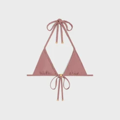 triomphe triangle top in matte jersey