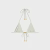 triomphe triangle top in matte jersey