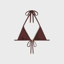 triomphe triangle top in matte jersey