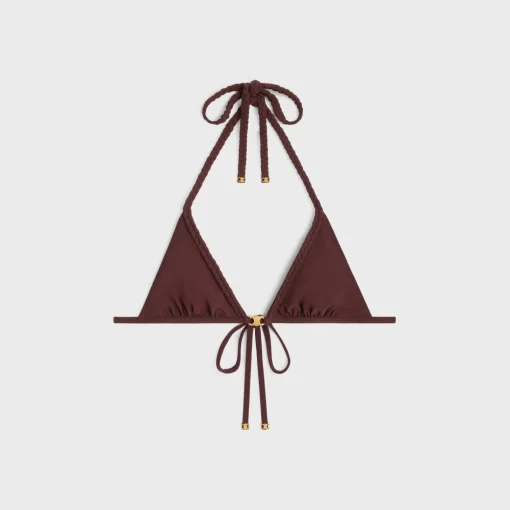 triomphe triangle top in matte jersey