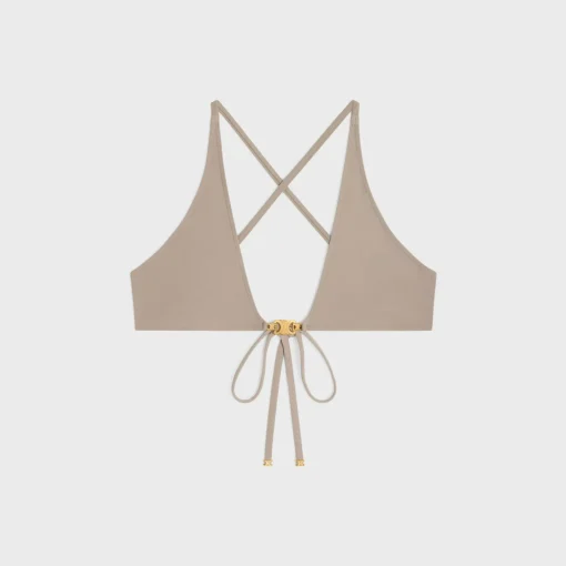 triomphe triangle top in matte jersey