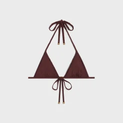 triomphe triangle top in matte jersey