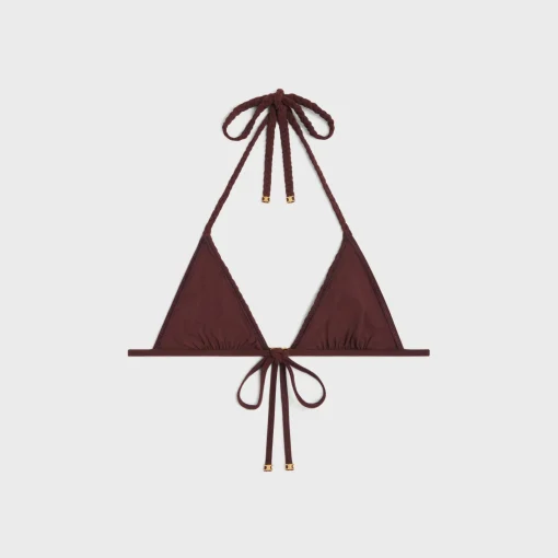 triomphe triangle top in matte jersey