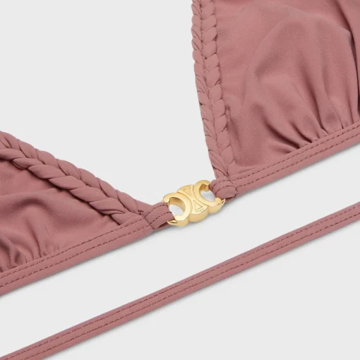 triomphe triangle top in matte jersey