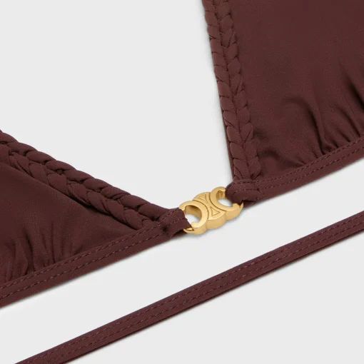 triomphe triangle top in matte jersey