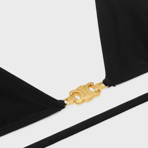 triomphe triangle top in matte jersey