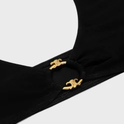 triomphe triangle top in matte jersey