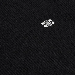 triomphe trucker sweater in wool and cashmere