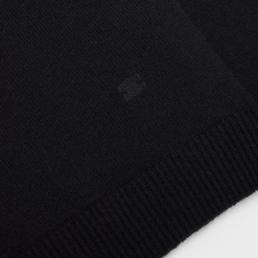 TRIOMPHE V-NECK SWEATER IN HERITAGE CASHMERE
