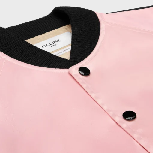 troubadour teddy jacket in satin-finish nylon