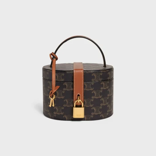 Vanity Case in Triomphe Canvas and Calfskin