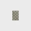 VERTICAL CARD HOLDER Triomphe Canvas New Triomphe2 BEIGE
