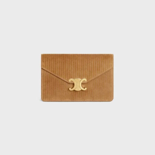 WALLET ON CHAIN MARGO in STRIPED SUEDE CALFSKIN