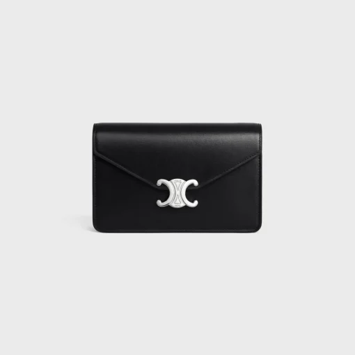 WALLET ON CHAIN MARGO in Shiny calfskin