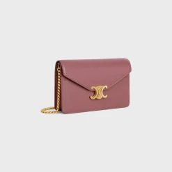 WALLET ON CHAIN MARGO in Shiny calfskin