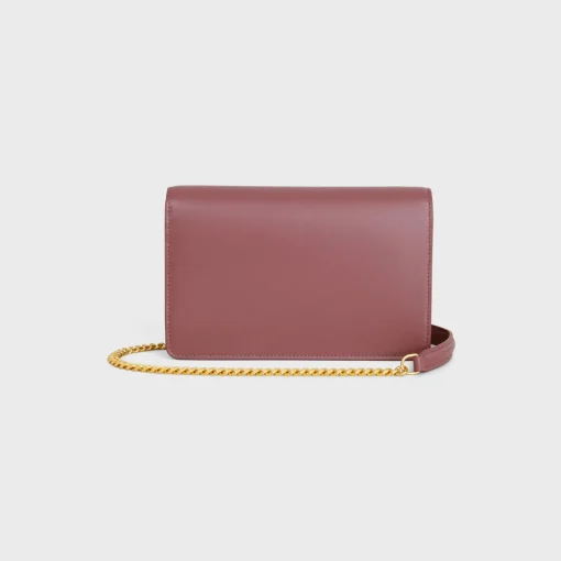 WALLET ON CHAIN MARGO in Shiny calfskin
