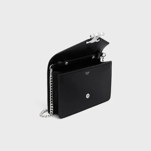 WALLET ON CHAIN MARGO in Shiny calfskin